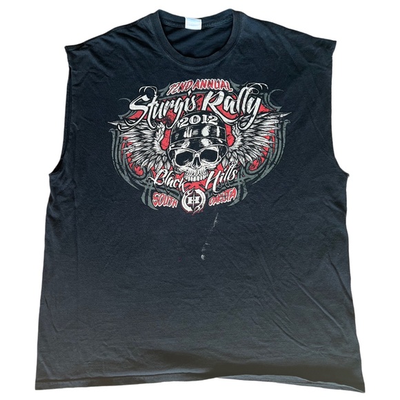 Sturgis 2012 Graphic Cut Off Tee - Picture 2 of 4